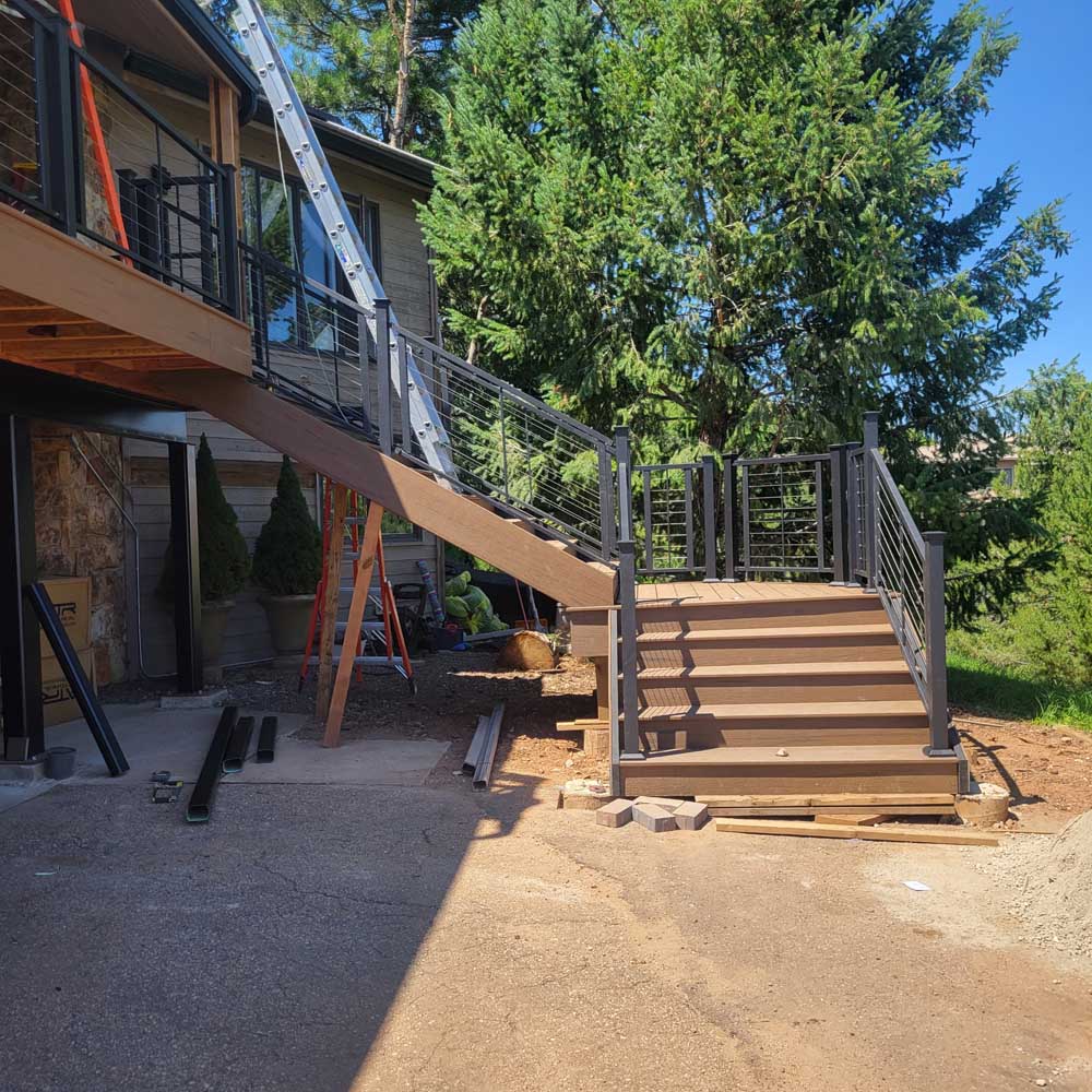 Recent Deck build — Denver Metro Recent BH Builders deck build in the Denver metro, the standard of finish Ken Caryl homeowners can expect