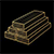 Construction lumber materials gold icon
