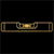 Construction spirit level tool gold icon