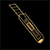 Construction utility knife tool gold icon