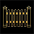 Custom wood fence installation gold icon