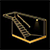 Finished basement remodeling stairs gold icon